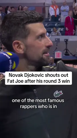 The end though 😭 #novakdjokovic #USOpen #rapper 