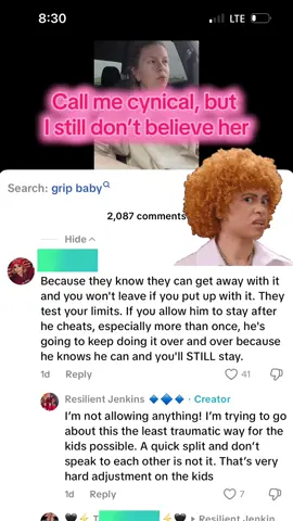 Between Kelsi, the side piece, Ciara, and supposedly finding out that he’s active on FB and IG….anyone with an ounce of self respect would be gone 🤷🏼‍♀️ #cheater #resilientjenkins #fyp #momlife 
