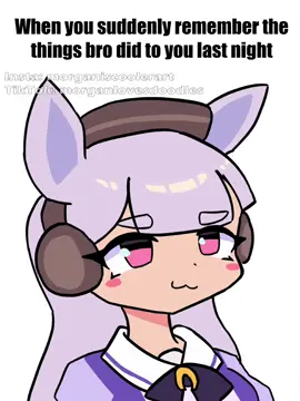 Gold Ship (Goldshi) from the popular mobile game Uma Musume Pretty Derby (Umamusume) is acting pretty sus bro... is ts relatable fr?? 🤑🤑 #funny #meme #umamusume #fyp #xyzbca 