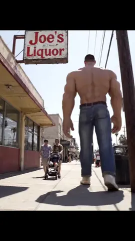 Shocking video… Giant man walking down the street, he towers of the people around him. #foryou #explore #trending #viral #fyp 