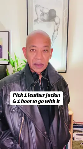 Here are 13 leather jackets for guys and 8 boots. Pick 1 jacket and then 1 boot to go with it. #men #fashion #boots #leatherjacket #choose