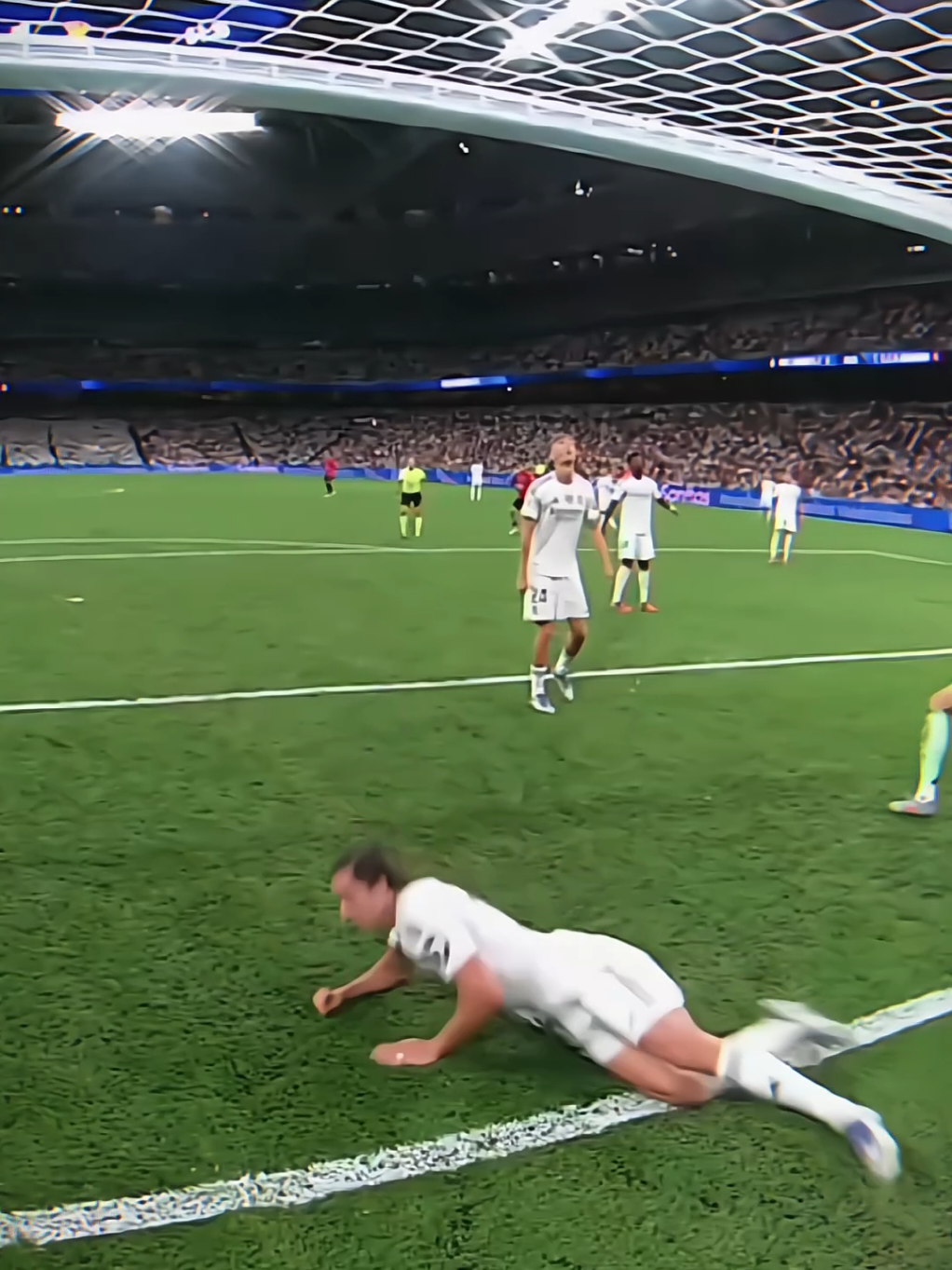 WHAT A FROM ALVARO CARRERAS ‼️😱 #alvarocarreras #realmadrid #laliga #fyp 