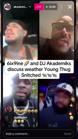 Did he snitch or nah #hiphop #raptok #youngthug #6ix9ine 