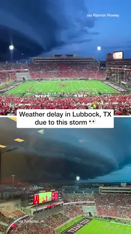 Pretty significant shelf rolling into Lubbock, Texas 👀 (🎥: Riannon Rowley, h/t larrydtv/X) #texasweather #lubbock #weather 