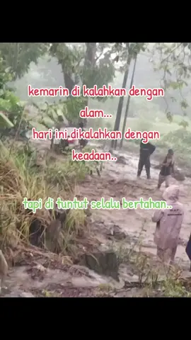 mungkin suatu saat nanti akan indah (tapi indah bukan nama orang) #banjir #longsor #bandarlampung #fy #semau 