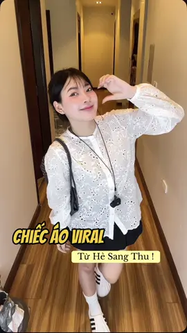 Mặc chiếc áo này đi dạo thu Hà Nội là cũng cũng rồi đó, áo sơ mi ren dệt kim này mặc nó mát mà không bị bí, xinh lắm luôn #lammecungthuy #aosomiren #aosomidetkim #aosomibabydoll #aoren  