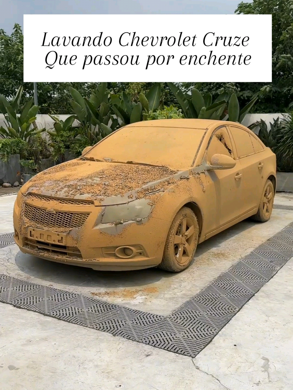 Lavagem automotiva profunda. Chevrolet Cruze passou por enchente.  #lavagemautomotiva #washcar #washingcar #lavagemdetalhada 