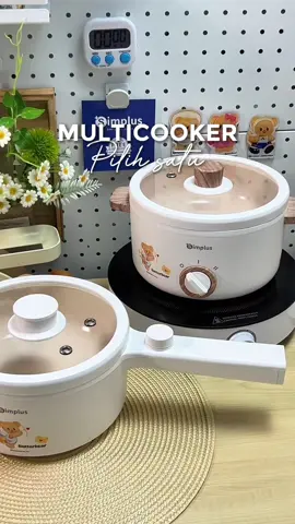 Dual handle VS Long handle, siapa menang? #compare #multicooker #periukelektrikmini #electricpot #simpluspicks #simplusmalaysia 