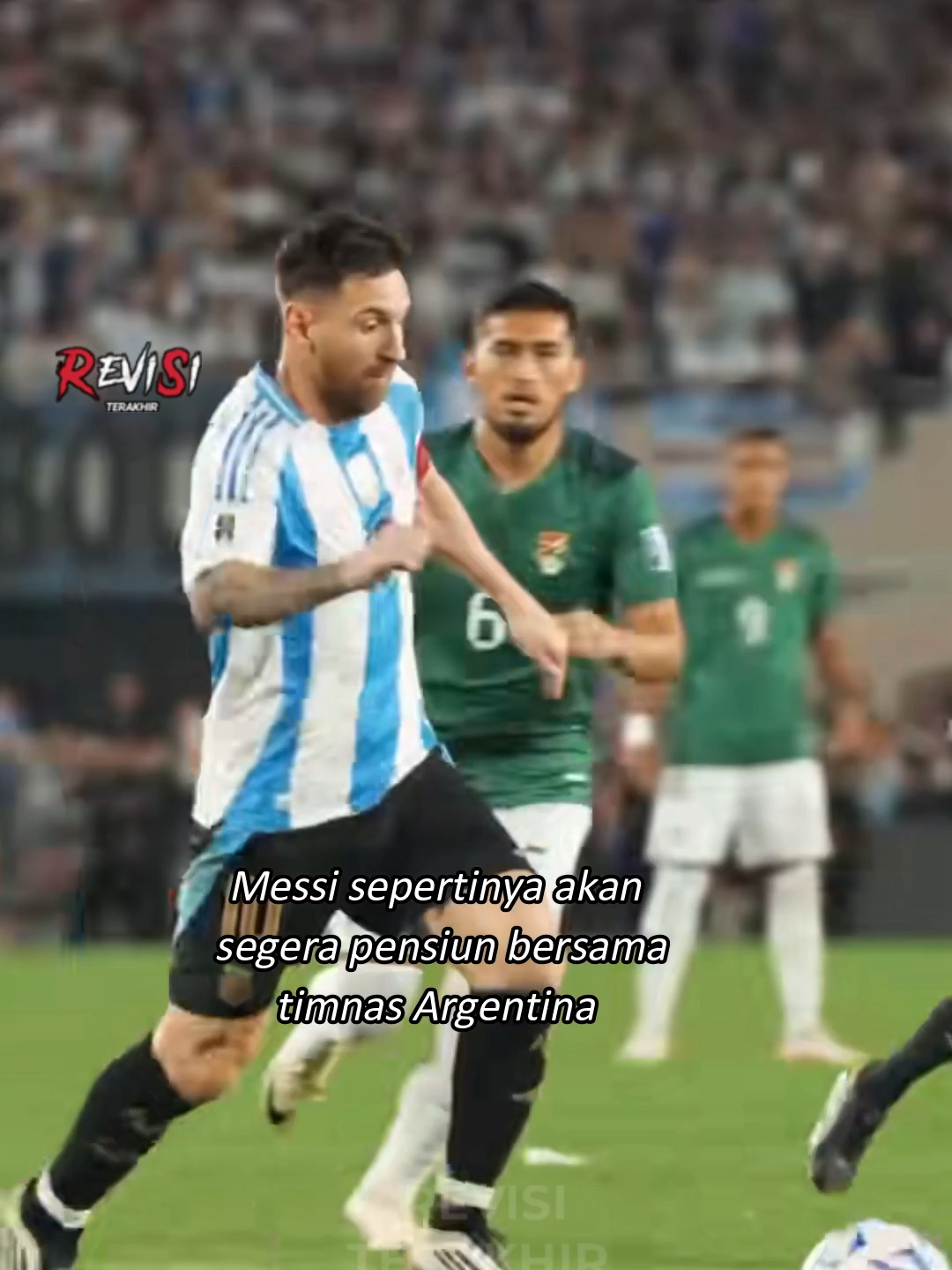 Messi kasih tanda kalau akan segera pensiun dari Timnas Argentina 😥 #sepakbola #footballl #trending