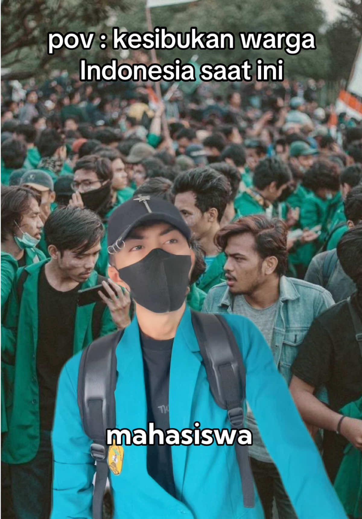 sibuk banget indonesia😭 #teguhdeniman #demodpr #livetiktok #demo28agustus2025 #livedemo 