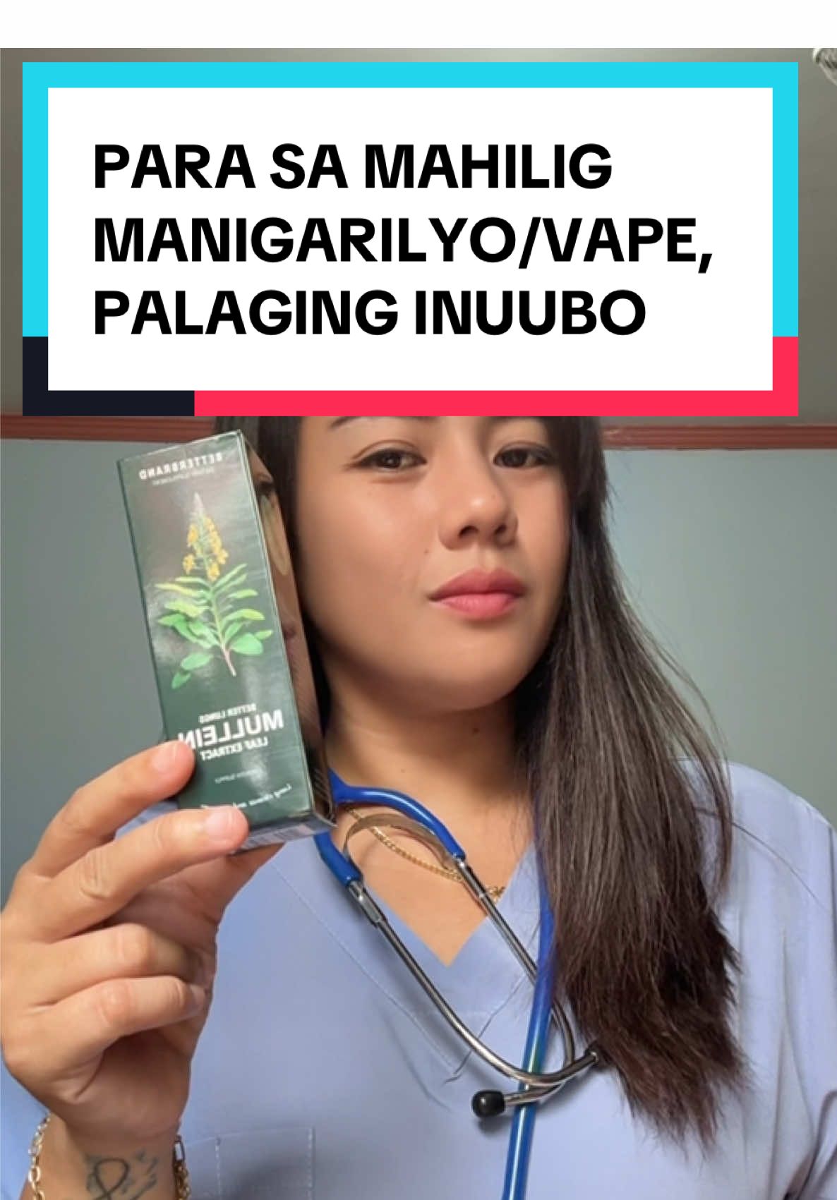 Sa mga mahilig manigarilyo or vape, na palaging inuubo, try nyo na tong Mullein Leaf Extract #NurseRubs #fypviralシ #mulleinextract 