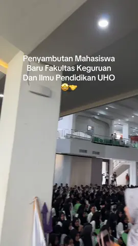 Mahasiswa terbanyak nih👏 #uho #penyambutan #maba2025uho 