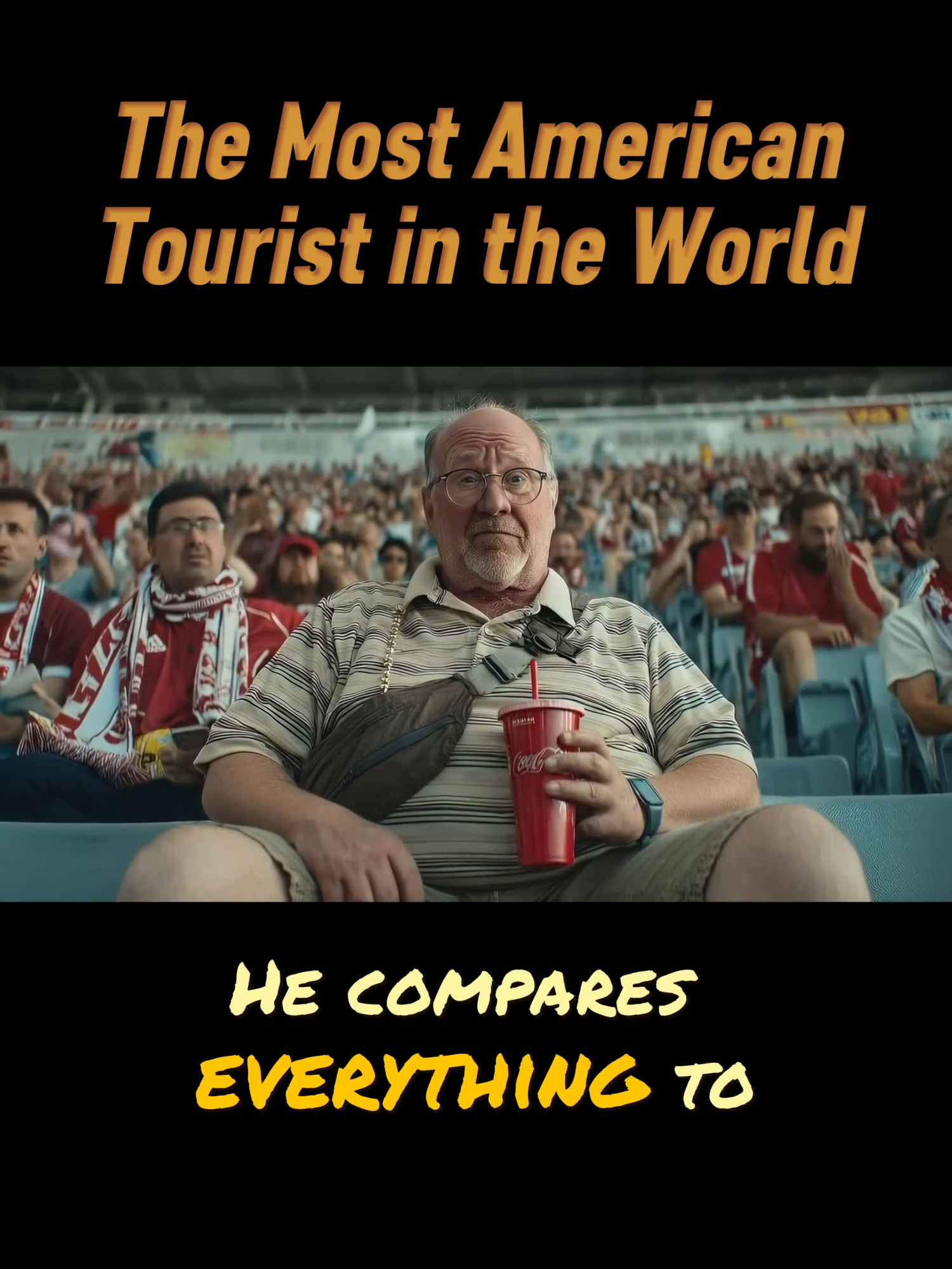 He butchers every language with pride, tips when no one asked, and thinks ancient history starts with the mall 🏛️🍔. Abroad, his loudest complaint isn’t the food—it’s the lack of free refills 😏. Stay American, my friends. 😉 Hashtags: #DigitalDelusions #TheMostMan #AmericanTourist #ComedyParody #Satire #TravelHumor #CulturalComedy #StayAmerican #ViralSketch #AIComedy #AltSatire #veo3 #viral #funny #fyp