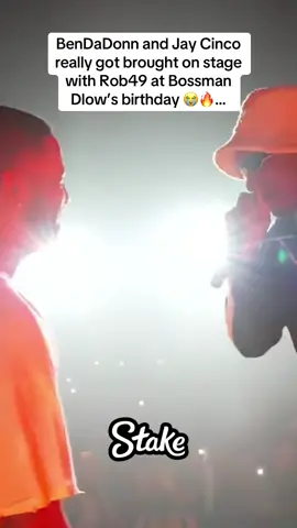 BenDaDonn and Jay Cinco really got brought on stage with Rob49 at Bossman Dlow’s birthday 😭🔥… #bendadonn #jaycinco #bossmandlow 
