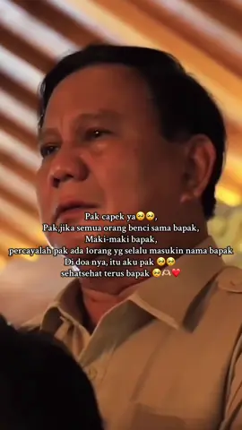Pak prabowo ❤️🫶🏻🥺, Sehatsehat pak #prabowo #presiden #pakprabowo #prabowosubianto #prabowopresiden2024 