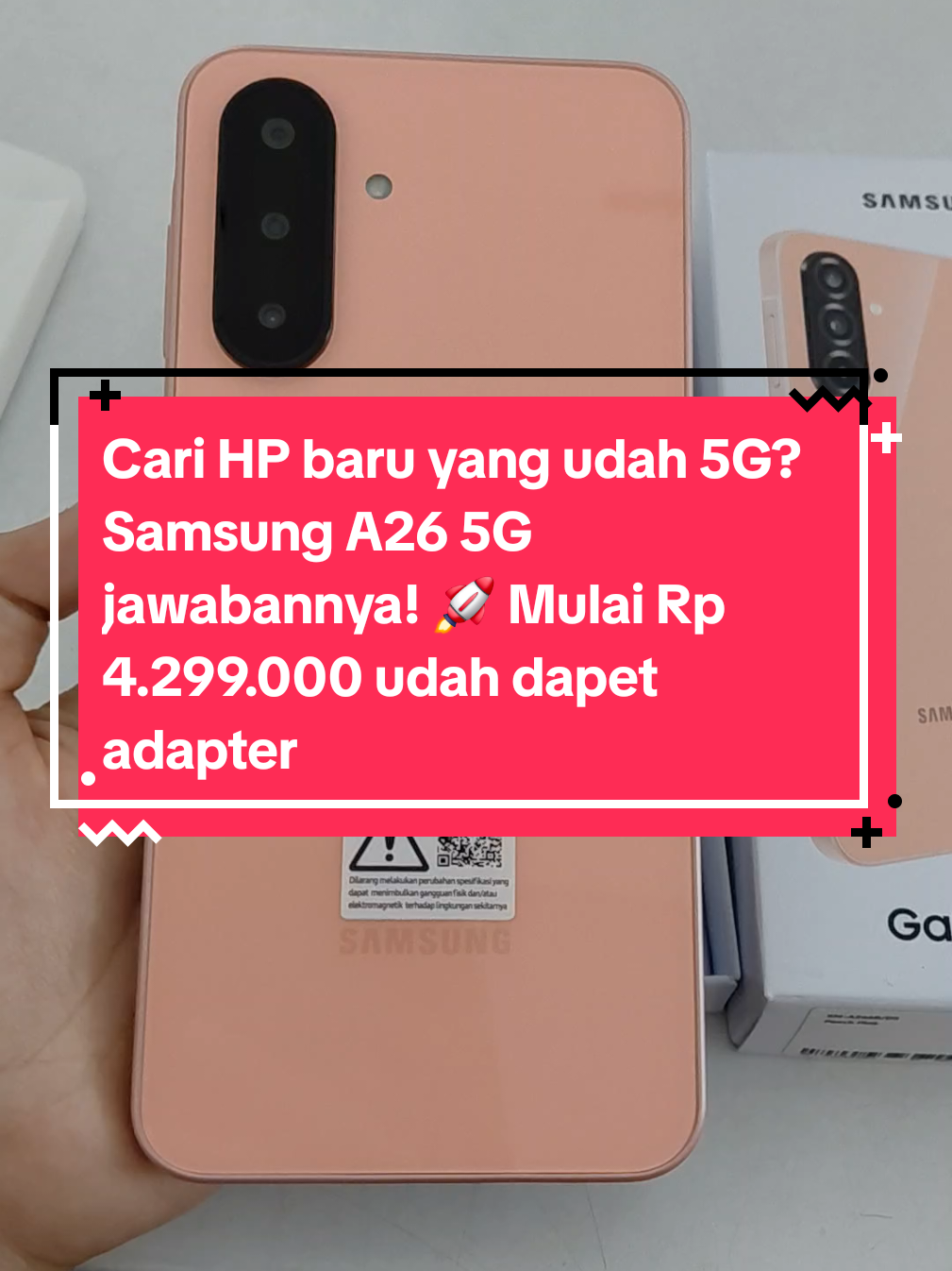 Spesial buat kamu yang di Cianjur! 🔥 Dapatkan Samsung A26 5G sekarang juga di Erafone Karang Tengah cuma Rp 4.299.000. Jangan lewatkan bonus adapter 25W biar nge-charge makin ngebut. Gas pol! #erafonekarangtengahcianjur #cianjur #samsunga26 #erafone 