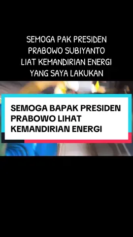 SEMOGA PAK PRESIDEN PRABOWO SUBIYANTO LIAT KEMANDIRIAN ENERGI YANG SAYA LAKUKAN #petasol #pengolahsampahplastik #bbmsampah #fastpirolisisgen5 