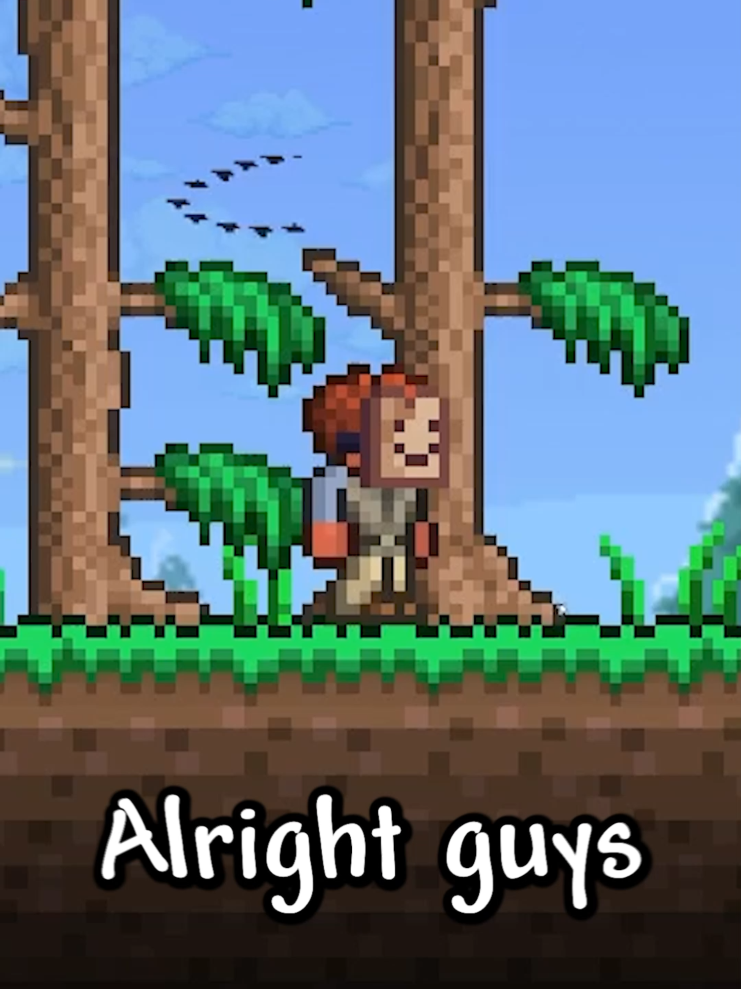 CRAZY Starter Tip in Terraria 😭 #terraria #terrariamemes #terrariagameplay