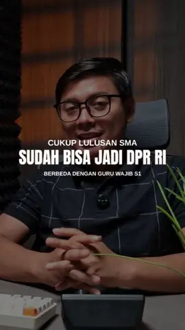 Untuk menjadi anggota DPR itu tidak wajib s1. sedangkan guru yang gaji nya kecil wajib S1 #ppgdaljab #dpr #tunjangan #dprri 