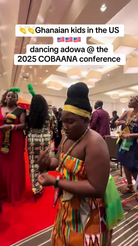 👏👏Ghanaian kids  dancing adowa @ the 2025 COBAANA conference in Colorado US #Sunyani #ndc #npp #fyp