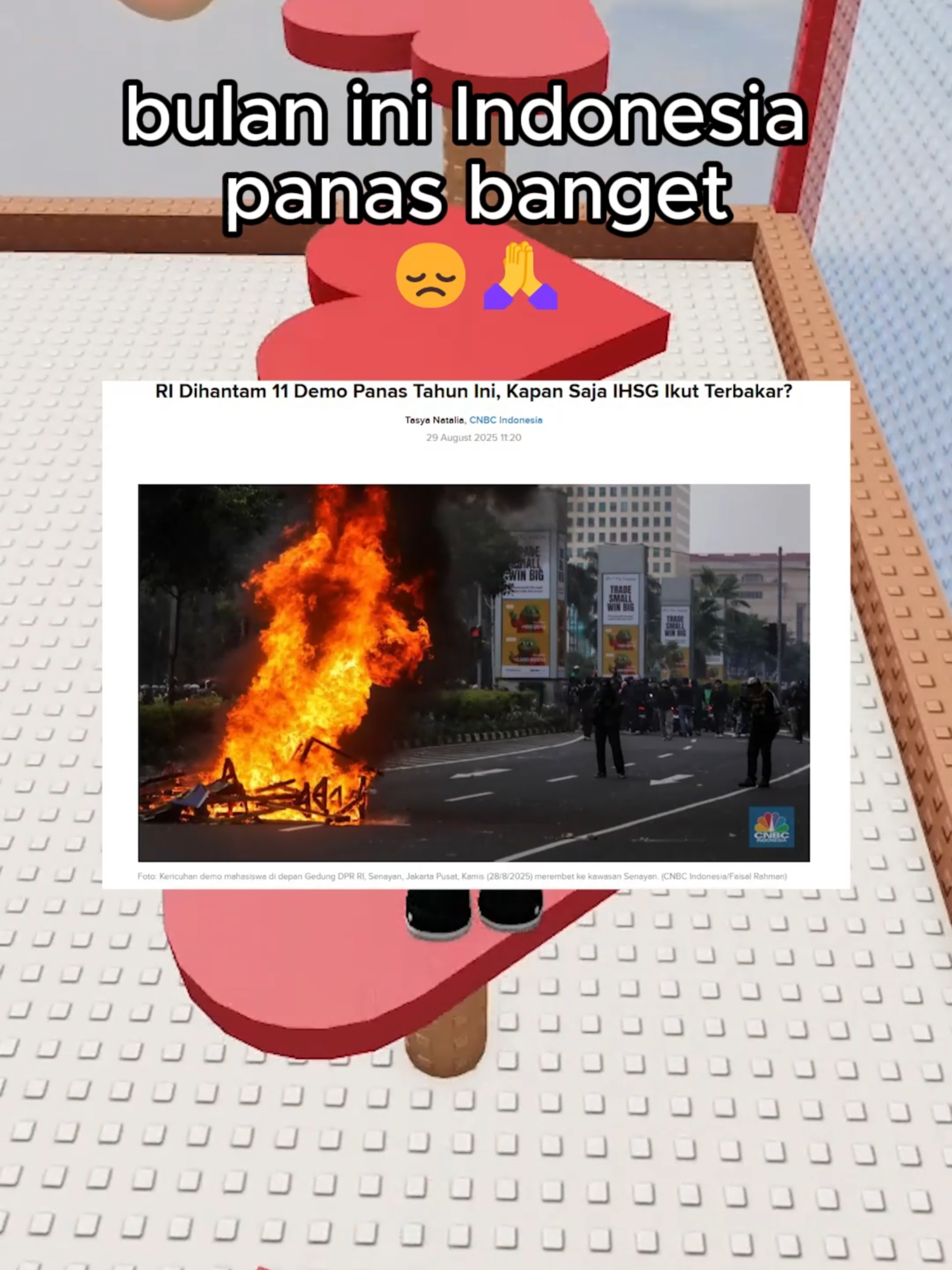Situasi Indonesia saat ini 😢 #indonesia #demo #demokrasi #dpr #yapping