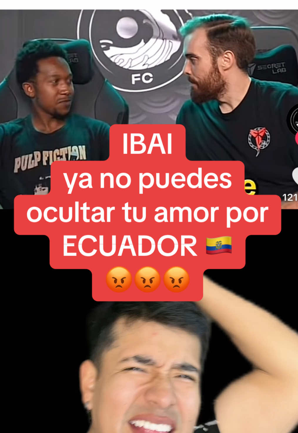 Ibai y su amor por Ecuador por eso quiere que Perú pierda 😡😡😡 #ibai #mundialdedesayunos #perú #ecuador #peruesclave 