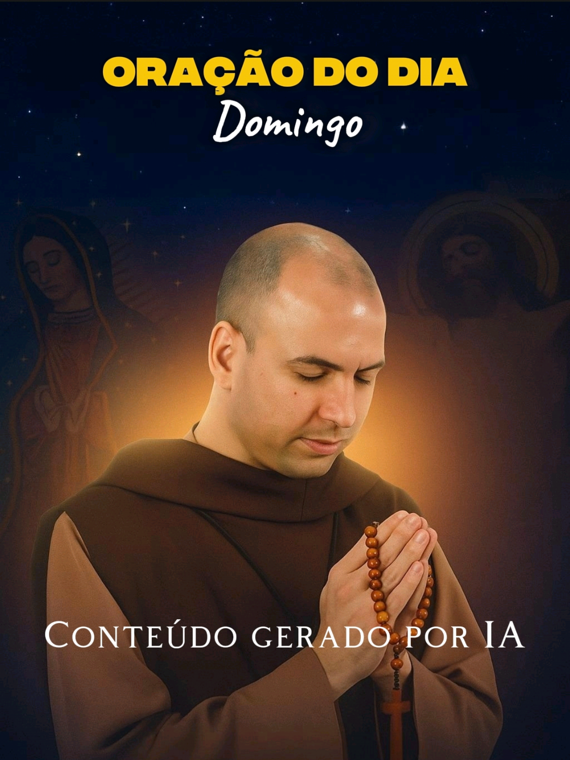 Oração do Dia — Domingo abençoado com a graça de Deus #FreiGilson #OraçãodoDia #BomDiacomDeus #domingo 