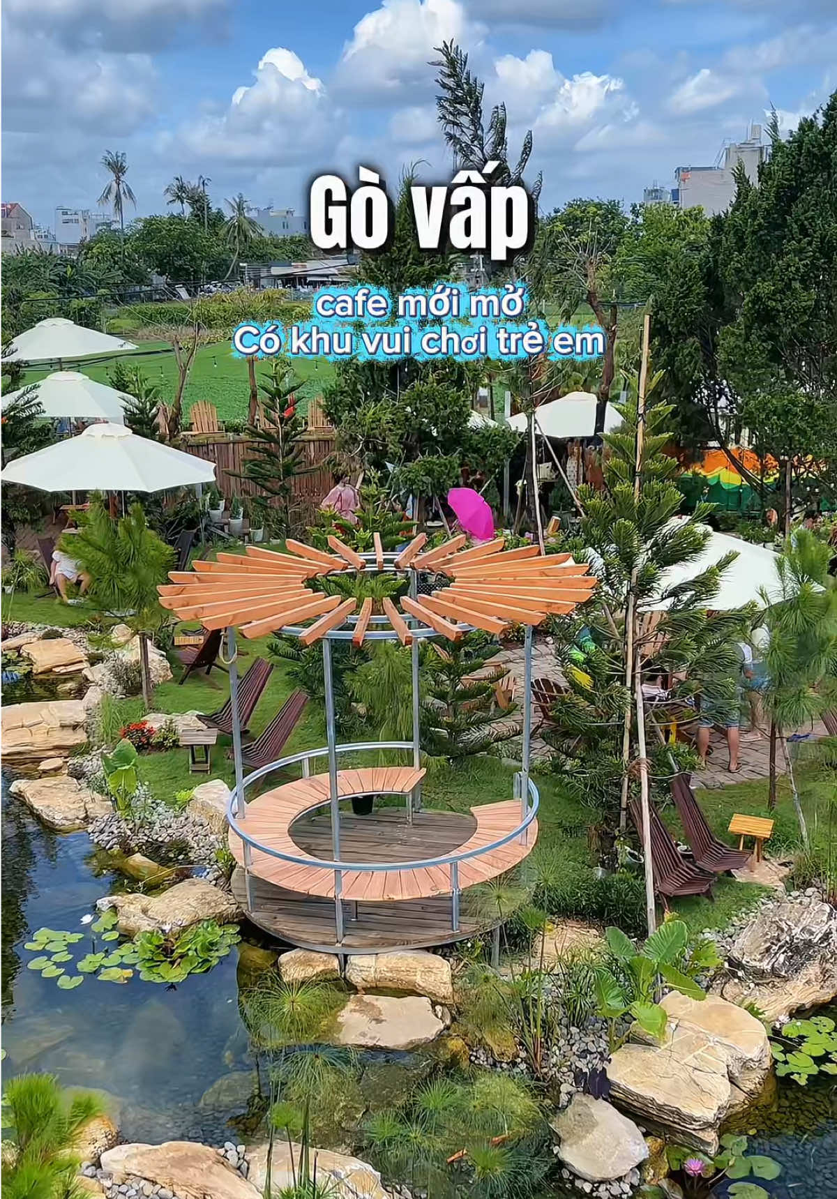 Tiệm cafe mới mở có khu vui chơi tre em nằm tại gò vấp #thongsaigon #govap #cafe #saigon #cafegovap