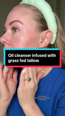 This oil cleanser is seriously a step above all of the others that I’ve tried. I love that it’s infused with grass fed tallow!  #oilcleanser #oilcleansing #mooelixir #tallowskincare #skincare @Moo Elixir 