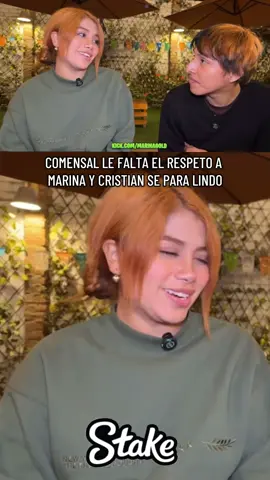 COMENSAL LE FALTA EL RESPETO A MARINA Y TOLEDO CARADECRISTIAN SE PARA LINDO #MARINA #MARINAGOLD #CARADECRISTIAN #VIRAL #KICKPERU 
