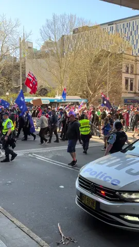 Anti-immigration Protest in Sydney.   #antiimmigration #aussie #sydney #australia #protest 