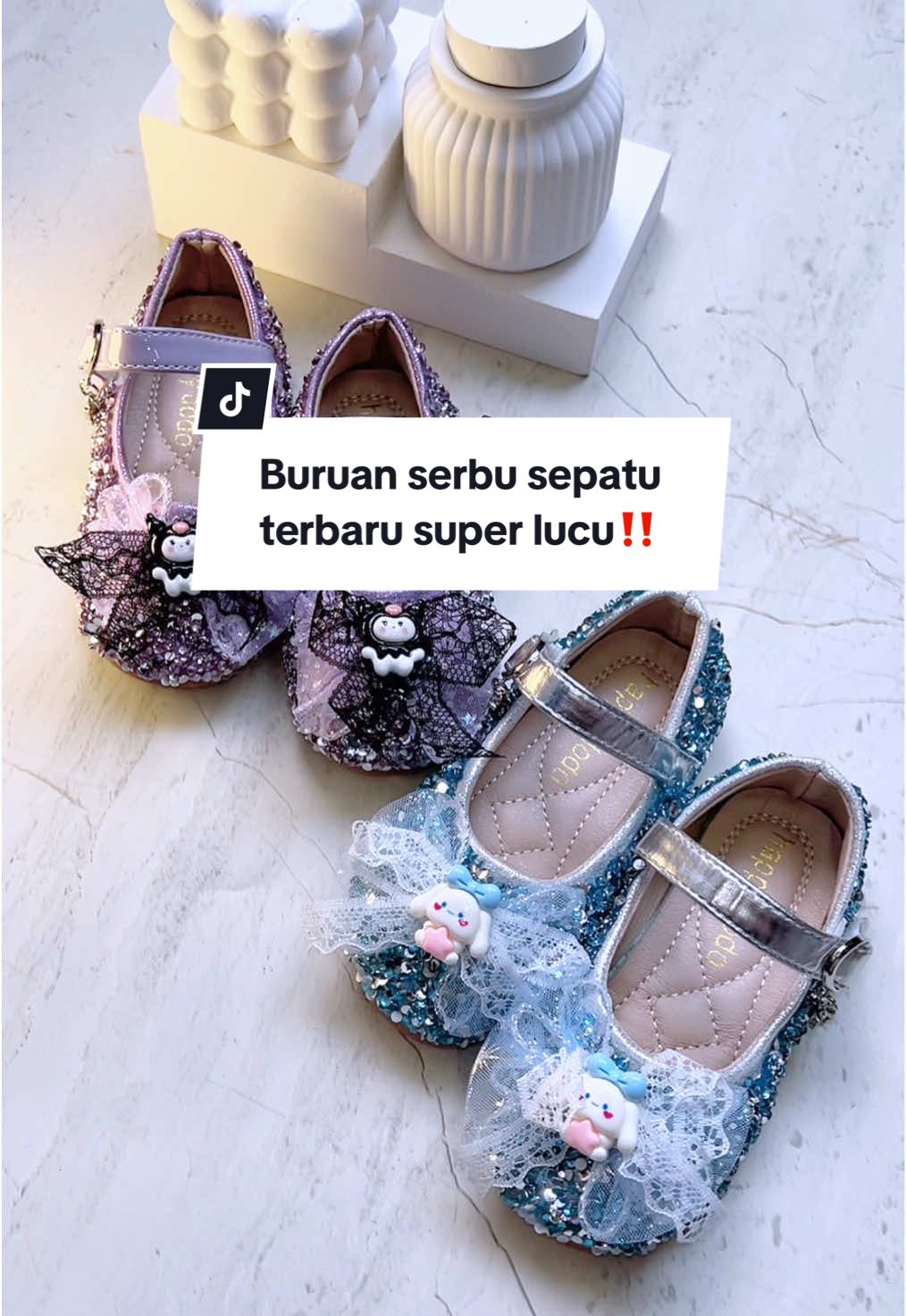 Bund kita punya sepatu pesta terbaru motif karakter sanrio yg lucu dan gemesh🥰 buruan cek keranjang #sepatuanak #sepatumurah #OOTD #recommendations #fyp 
