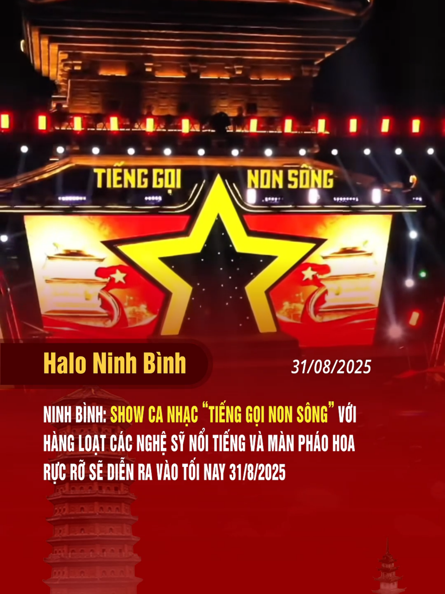 Ninh Bình: Show ca nhạc 