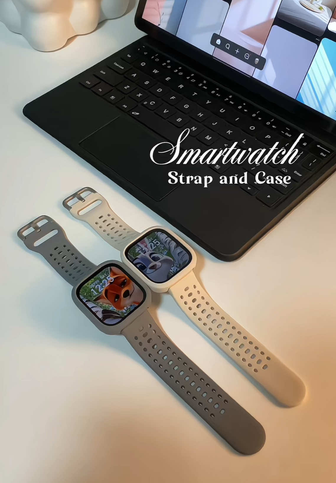 Just a new strap and our watch looks brand new again! 💫 #amazfit #amazfitbip6 #smartwatch #smartwatchcase #watchaccessories 