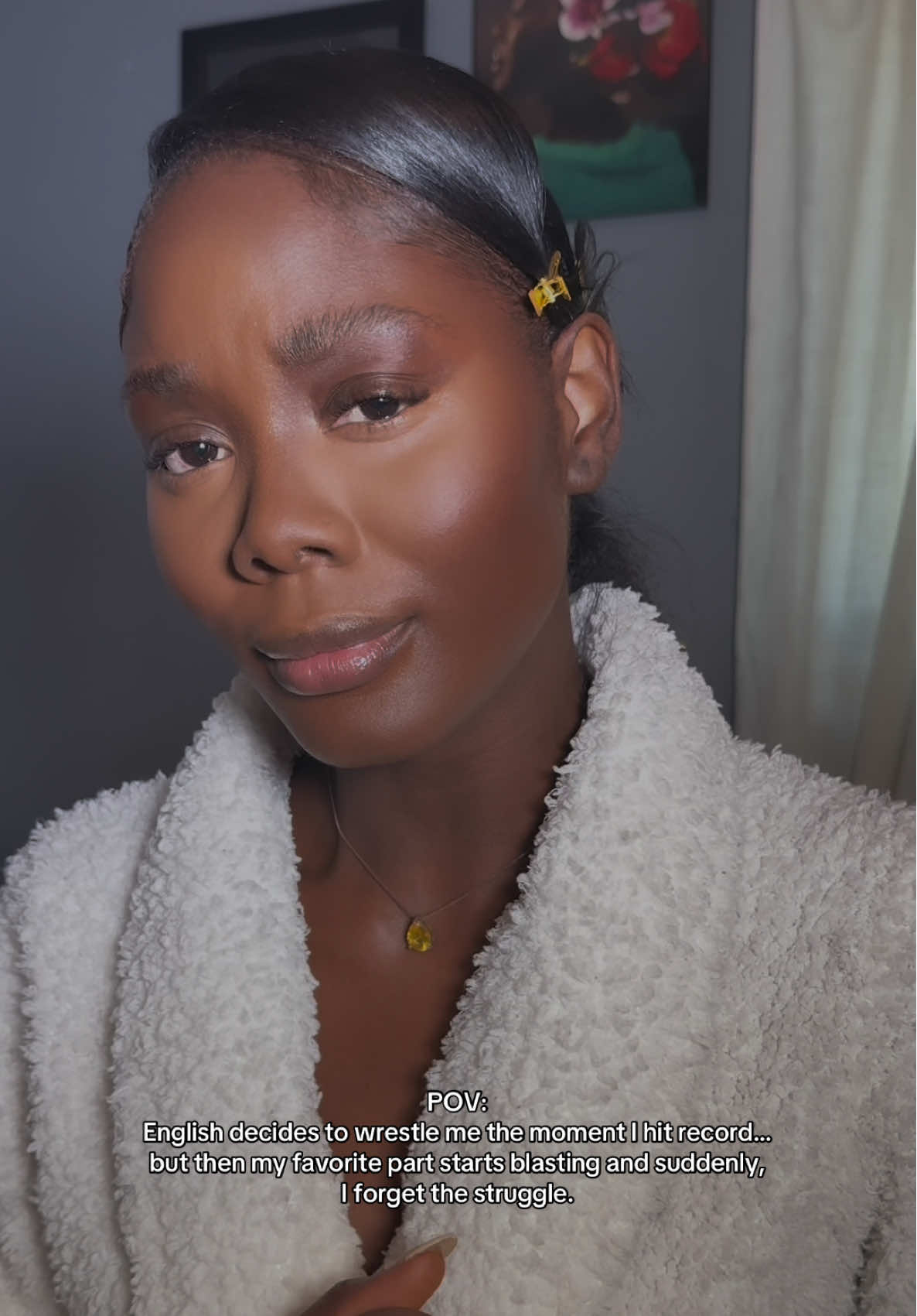 There will come a day I do a GRWM and talk all through out but for now we will add music😅