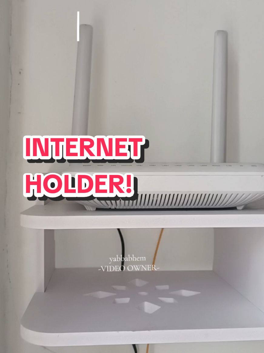 ganda ng quality ng internet holder na 2! mabilis lang din iassemble . #internetholder #internet #wallholder 