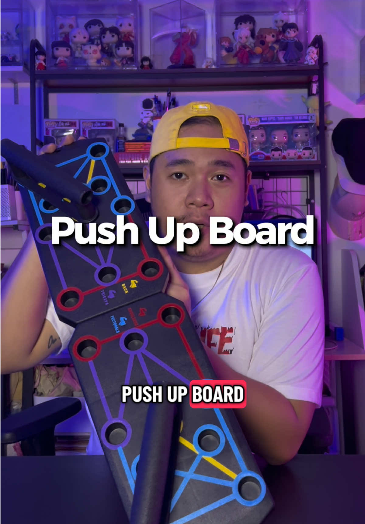 Puro ka pangako sa sarili mo, eh kung tinutupad mo na yan sa tulong ng push up board? 😉 #pushups #exercisetips #pushupboard #giftformen #muscles 