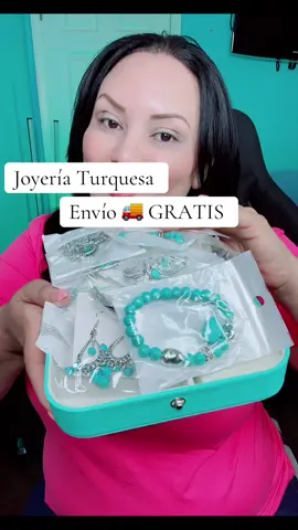 #jewelry #turquoisejewelry #jewelryset #joyeriaturquesa #setdejoyeria joyería color turquesa con plateado de buena calidad
