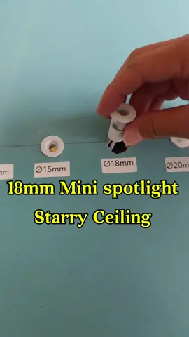 18mm Mini spotlight for Starry Ceiling.#starryceiling #spotlight #minilight #ceilingdesign #ceilingdesign 