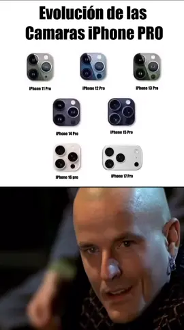 Así ha evolucionado la cámara de los iPhone PRO. #iphone17 #Tecnologia #Apple #paratiiiiiiiiiiiiiiiiiiiiiiiiiiiiiii 