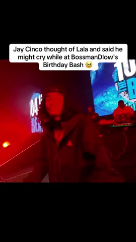 Jay Cinco thought of Lala and said he might cry while at BossmanDlow's Birthday Bash 🥹 #fyp #bossmandlow #jaycincoo 