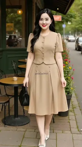 Nhẹ nhàng thanh lịch mặc là xinh @Linh Anh @Linh Anh #setvayao #vaydutiec #xuhuong #foryou #thoitrangnu 