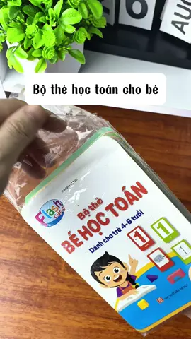 Thẻ học toán cho bé 4-6 tuổi #thechuso #thehocchuvaso #thehocchobe #sachchobe 