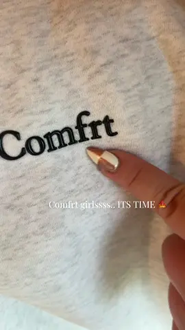 Running to grab new colors!!  @Comfrt 🍁 ☁️ 🍂 ☕️  #comfrt #comfrthoodie #comfrtclothing #hoodieseason #tiktokshopcreatorpicks 