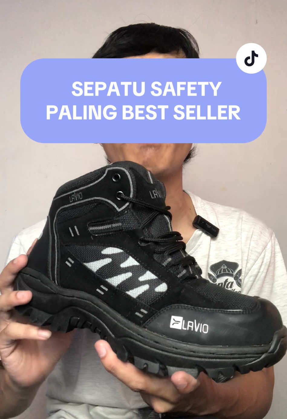 Sepatu Safety Kerja Proyek Lapangan Outdoor Pria Anti Slip Anti Licin Original Lavio Axel #sepatusafety #sepatuboots #sepatukerja #sepatuujungbesi #sepatuproyek 