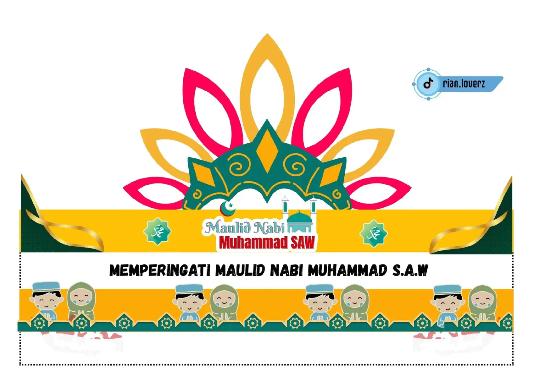 Jadikan perayaan Maulid Nabi Muhammad SAW lebih istimewa untuk si kecil dengan Topi Mahkota spesial ini!🥰🥳 ​Topi Mahkota ini dirancang khusus untuk anak-anak, membuat mereka merasa seperti raja dan ratu kecil di hari yang penuh berkah ini. Dibuat dengan bahan yang aman dan nyaman, topi ini tidak hanya cantik, tapi juga ringan dan tidak mengganggu aktivitas anak-anak saat merayakan Maulid. ​Dengan detail yang menarik, topi ini bisa menjadi aksesori sempurna untuk: ​Acara pawai atau parade, ​Pementasan drama atau pentas seni di sekolah, dll. #mualidnabimuhammadsaw  #merdekabelajar  #gurumuda  #fyp  #tiktok 