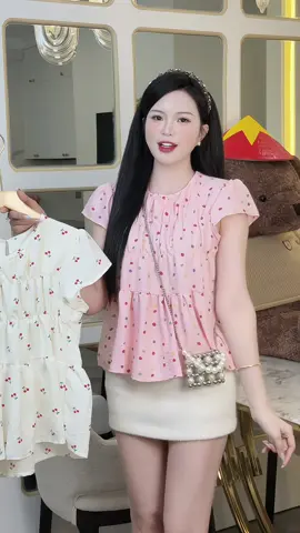 Áo Babydoll Nữ chấm bi #champhanreview #babydoll 