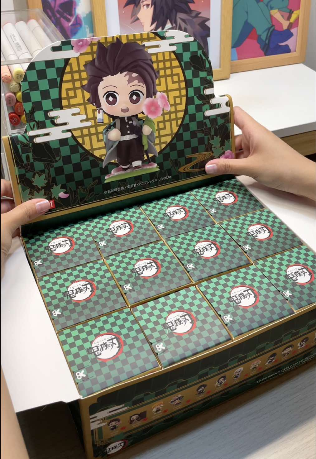 they’re all so cute 😭🫶💗 but wanted to get the secret though 🥹 #demonslayer #kimetsunoyaiba #popmart #unboxing #blindbox 