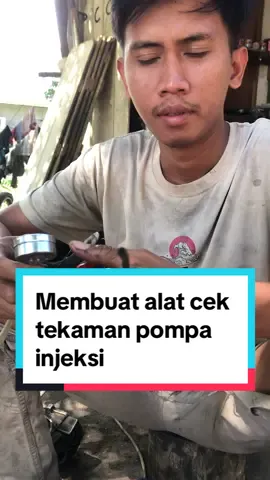 Alat alternatif cek tekanan pompa injeksi #injeksi #pompainjeksi #servismotor #servisinjeksi #mekaniktiktok 