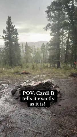 #colorado #fyp #WeekendVibes #camping #raining #cardib #WAP 